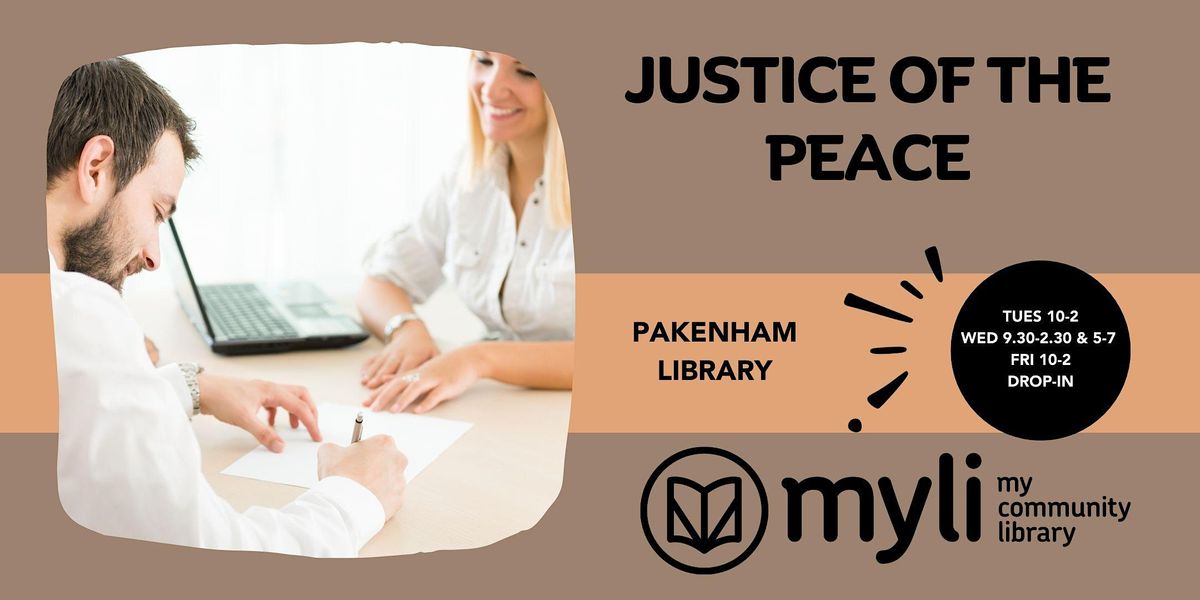 Justice of the Peace @ Pakenham Library