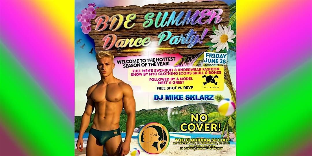 BDE Summer Party & Fashion Show featuring NYC Models: Skull & Bones | 21+