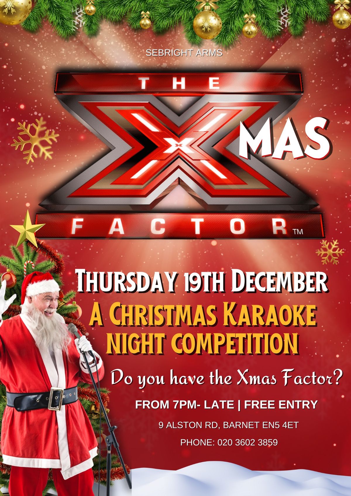 XMAS FACTOR Karaoke Competition