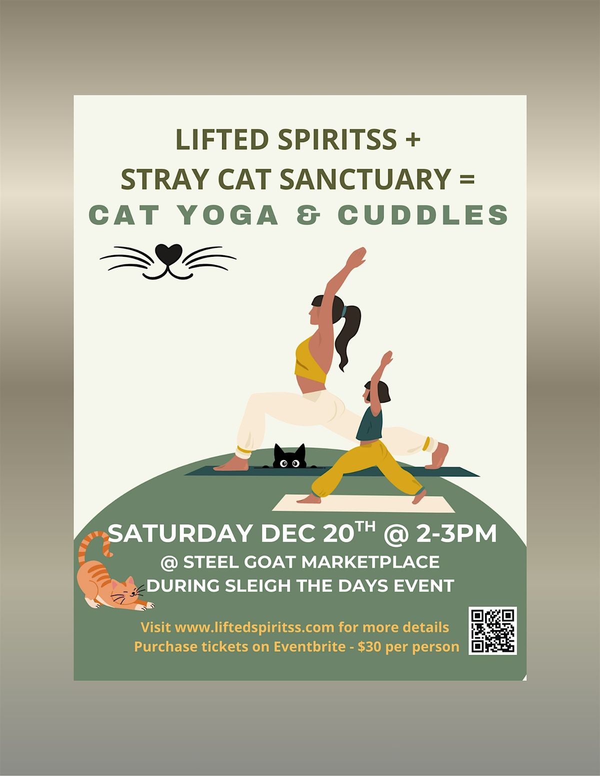Cat Yoga and Cuddles