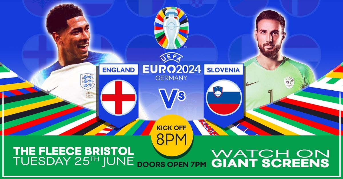 England v Slovenia - Giant Screen Euros at The Fleece, Bristol 25\/06\/24