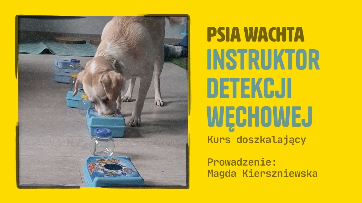 Gliwice: Kurs Instruktor Detekcji W\u0119chowej START 11 stycznia