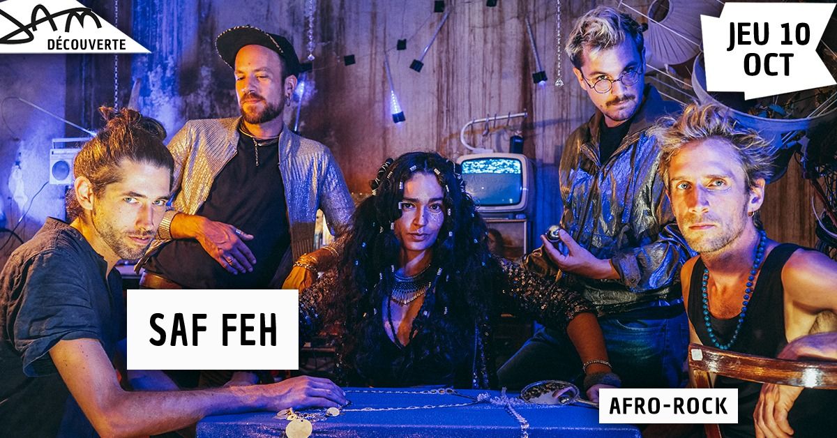 SAF FEH (Afro-rock) au JAM - Montpellier