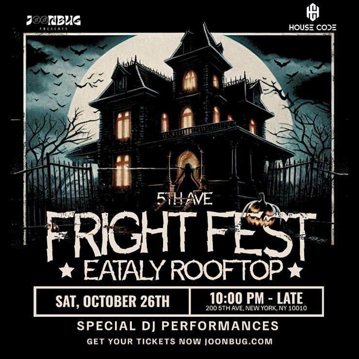 Fright Fest Eataly Rooftop 10/26, Eataly NYC Flatiron, New York, 26