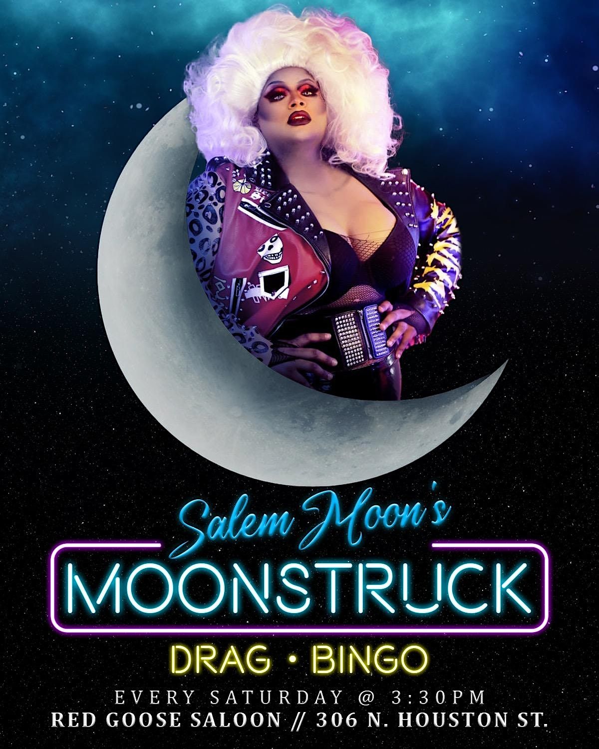 Patrick Mikyles Presents: Moon Struck Drag B!NGO hosted by Salem Moon