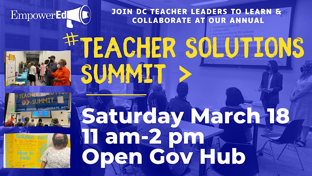DC Teacher Solutions Summit