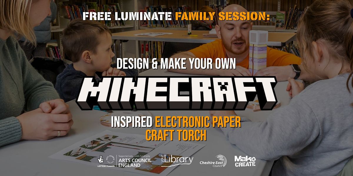 Minecraft \u2018Inspired\u2019 Electronic Paper Craft Torches | Family Activity