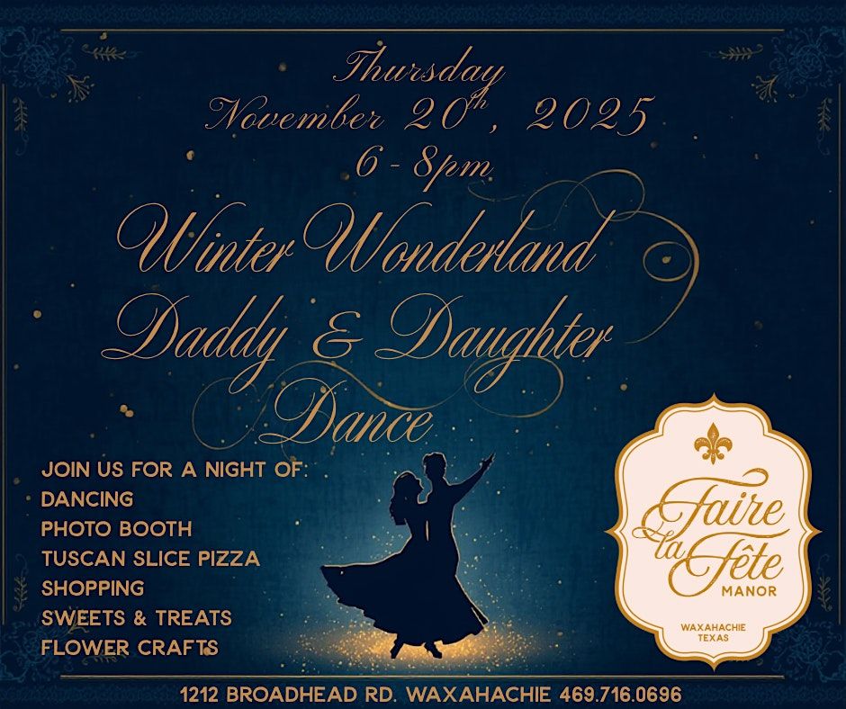 Winter Wonderland Daddy & Daughter Dance