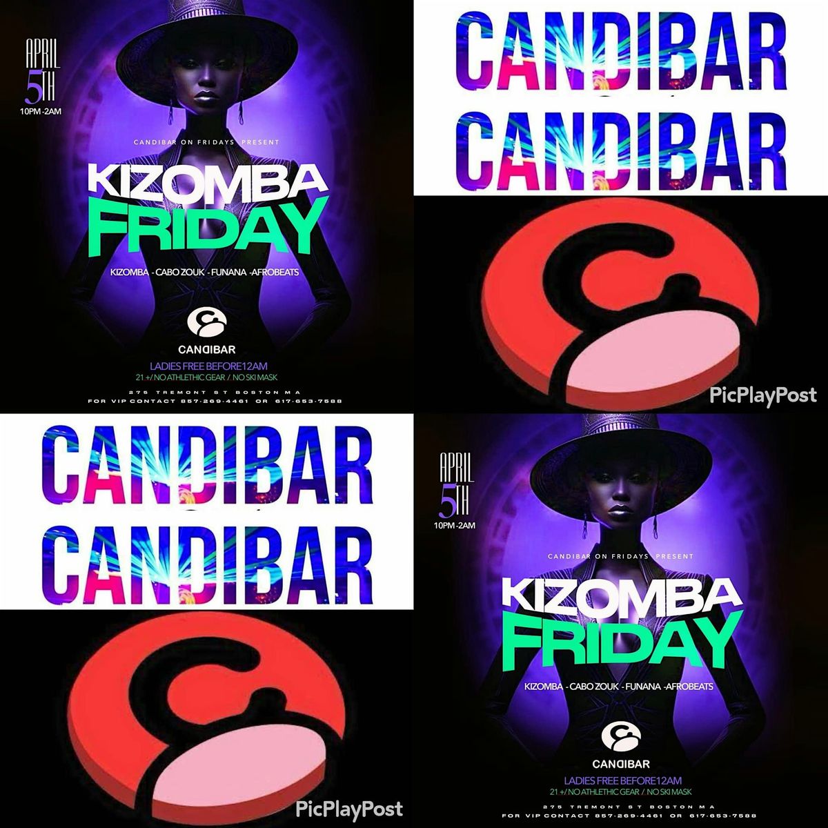 CANDIBAR FRIDAY APRIL 5th WITH THE BEST DJs in THE CITY