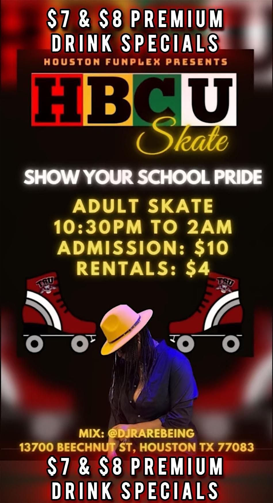 Adult Skate : HBCU Alumni & Greek Skate Night