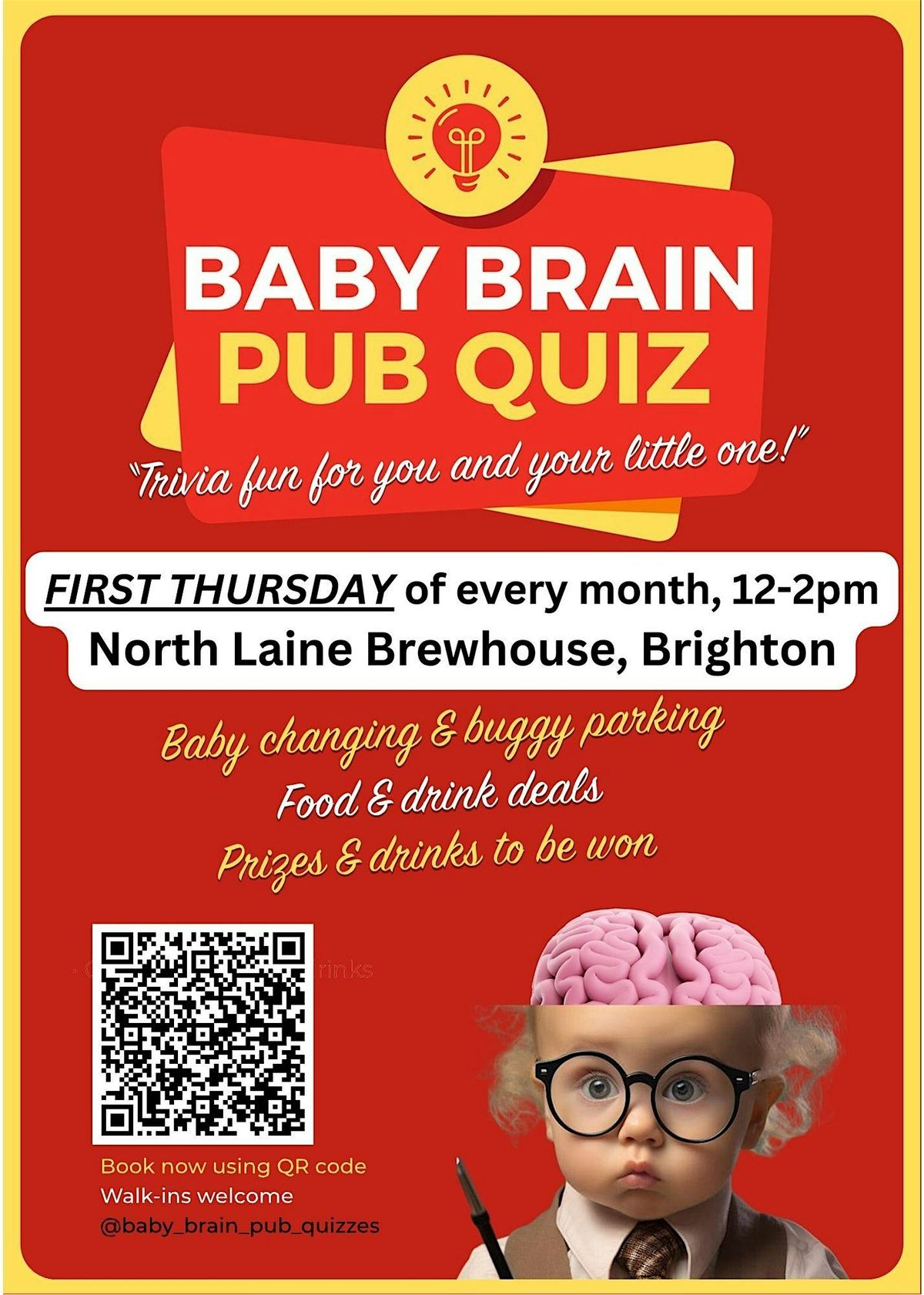 Baby Brain Pub Quiz @ Northlaine Brewhouse