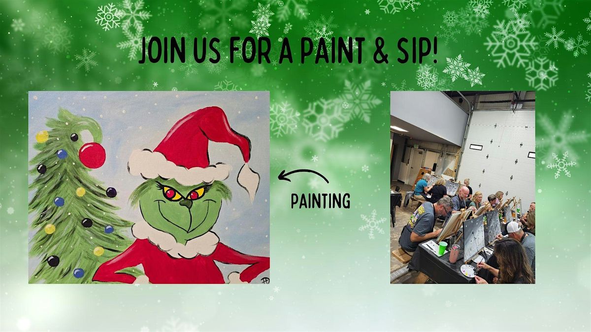 Paint & Sip - Grinchmas