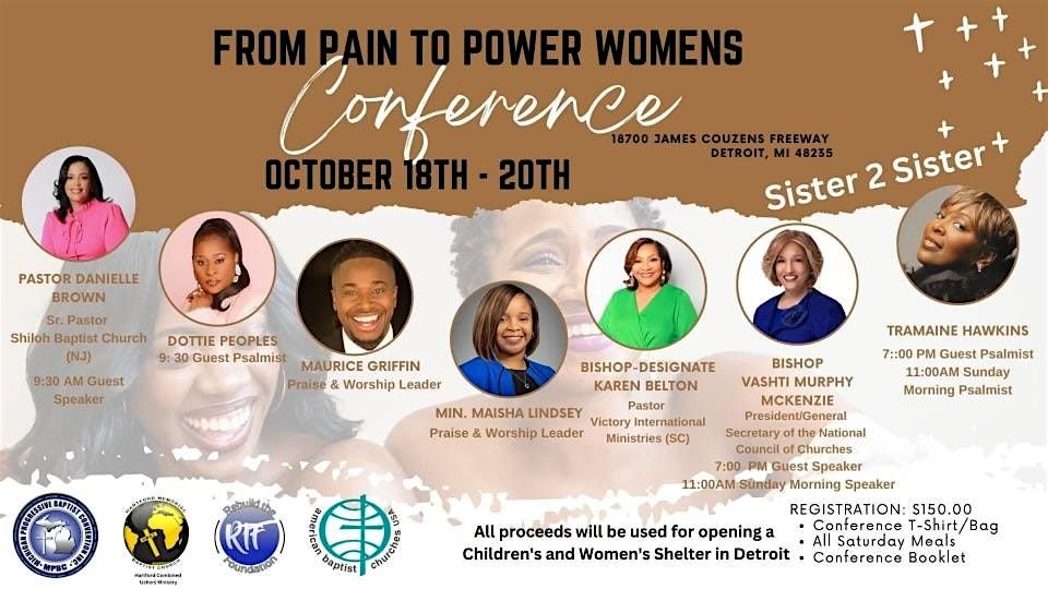 Sister 2 Sister from Pain to Power Conference