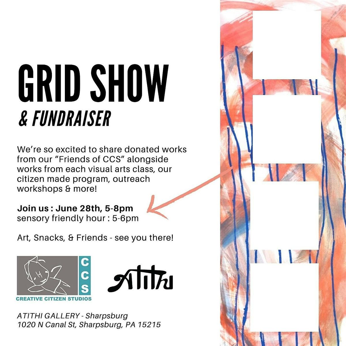 Creative Citizen Studios - Grid Show & Fundraiser