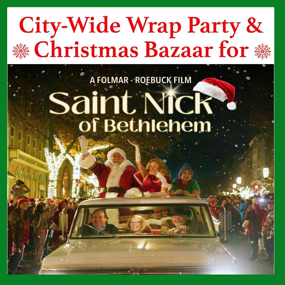 City-Wide Wrap Party & Christmas Bazaar for Saint Nick of Bethlehem