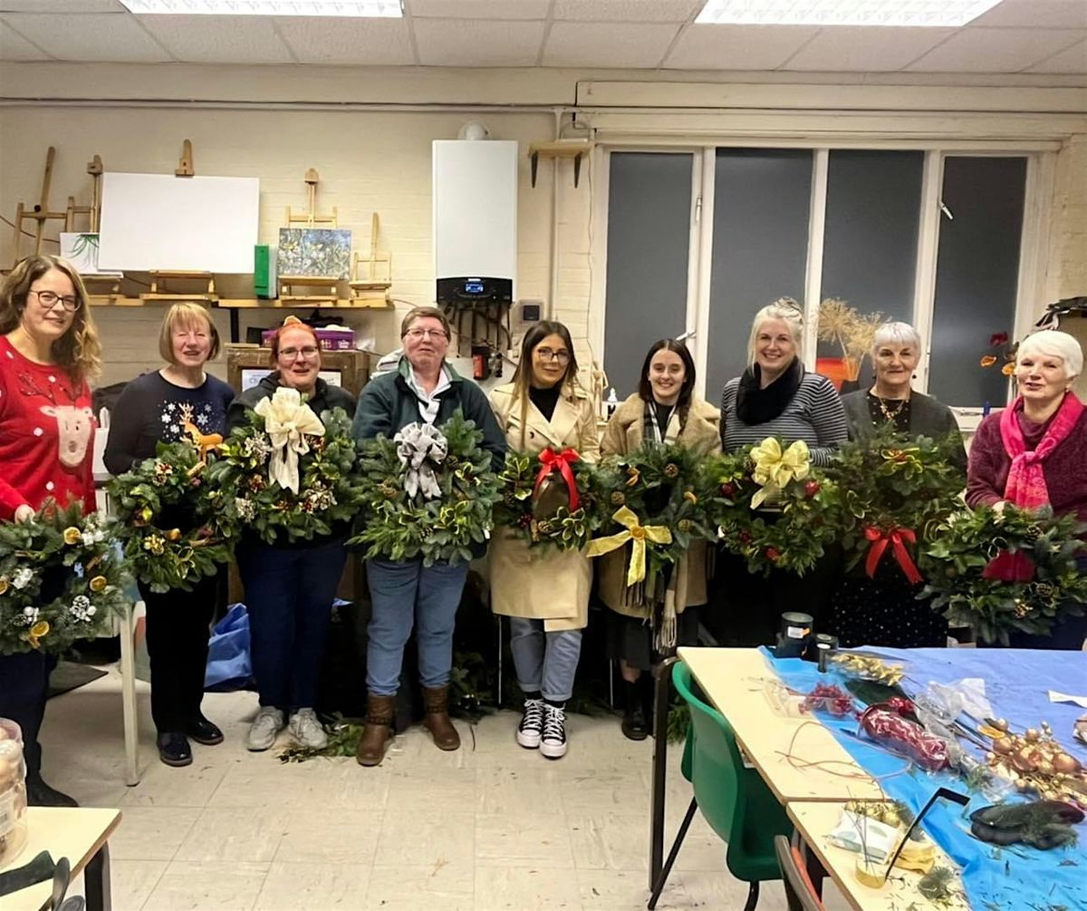 Christmas wreath workshop