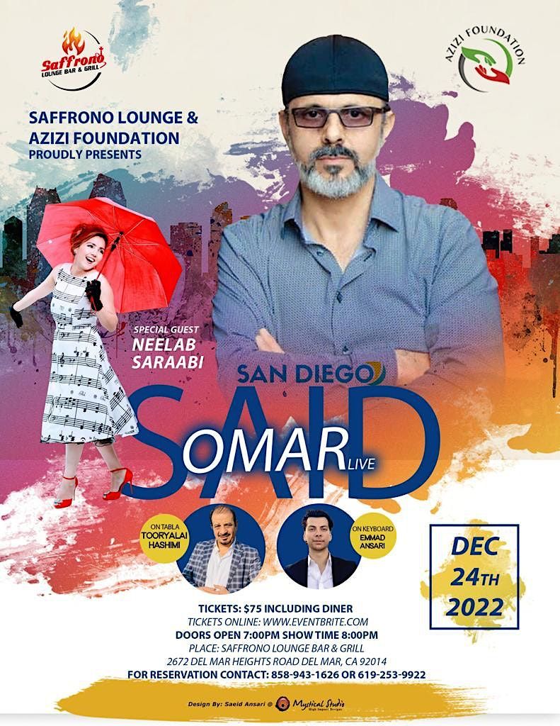 Said Omar Live in Concert! San Diego, California Dec 24th, 2022