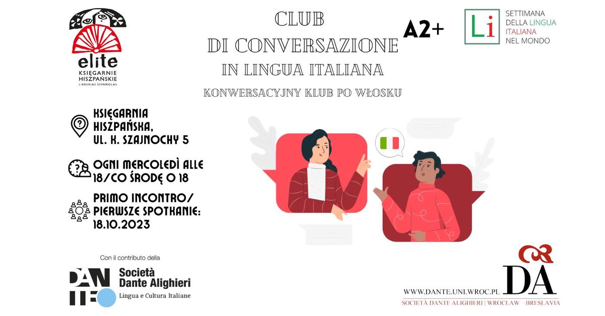 Club di conversazione in lingua italiana 