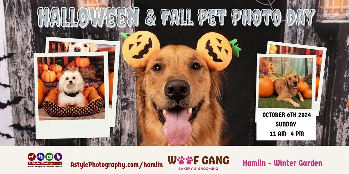 Halloween Pet and Family Photo Event