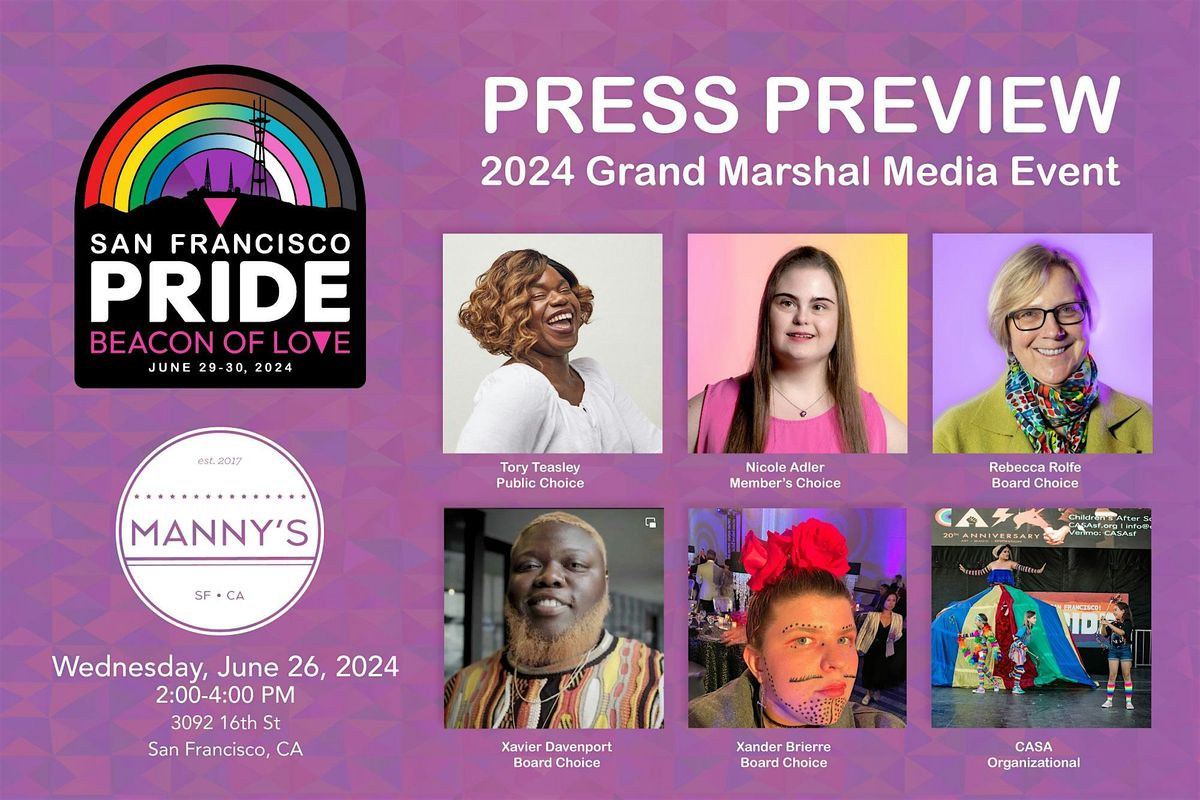 Press Preview: 2024 Grand Marshall Media Event