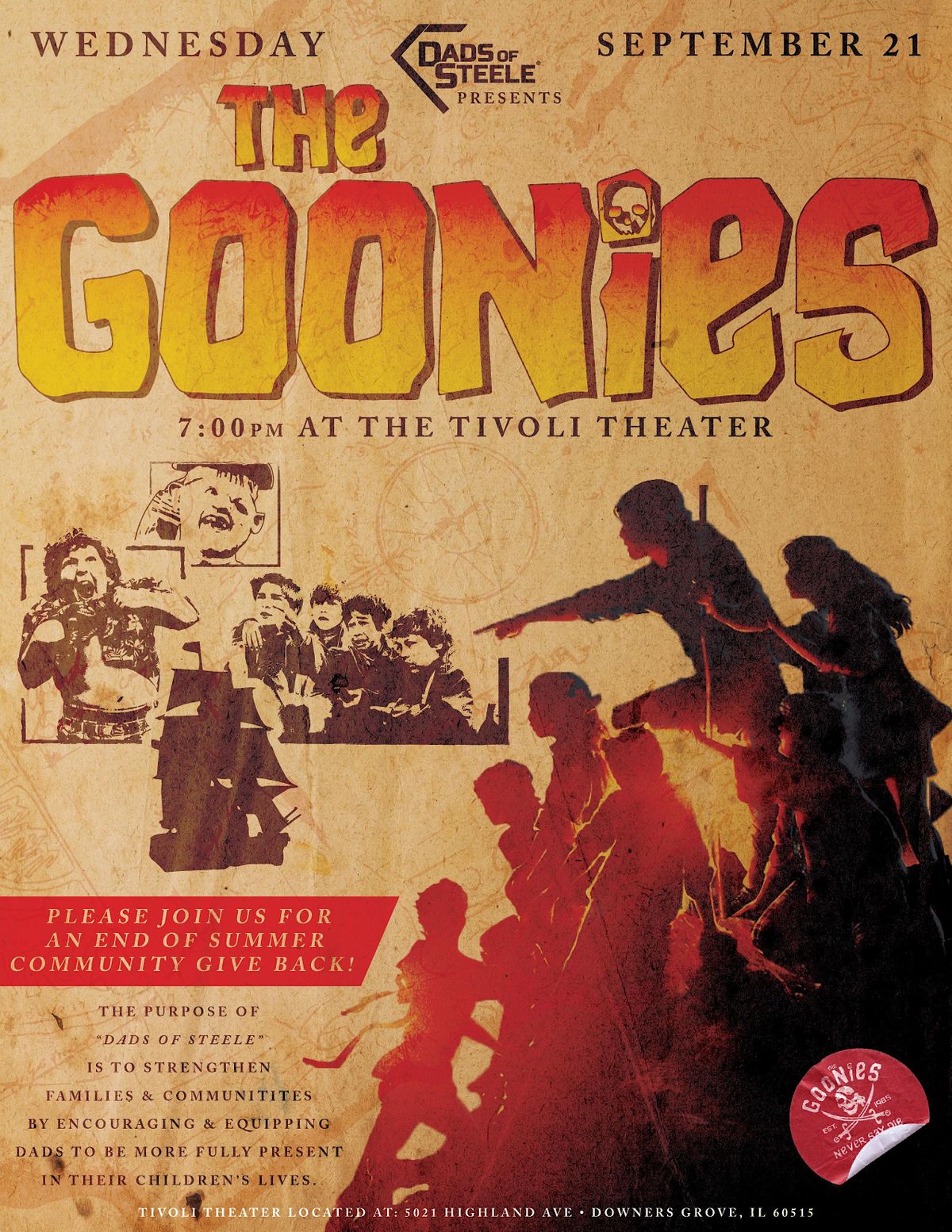 "The Goonies" End of Summer Family Movie Night