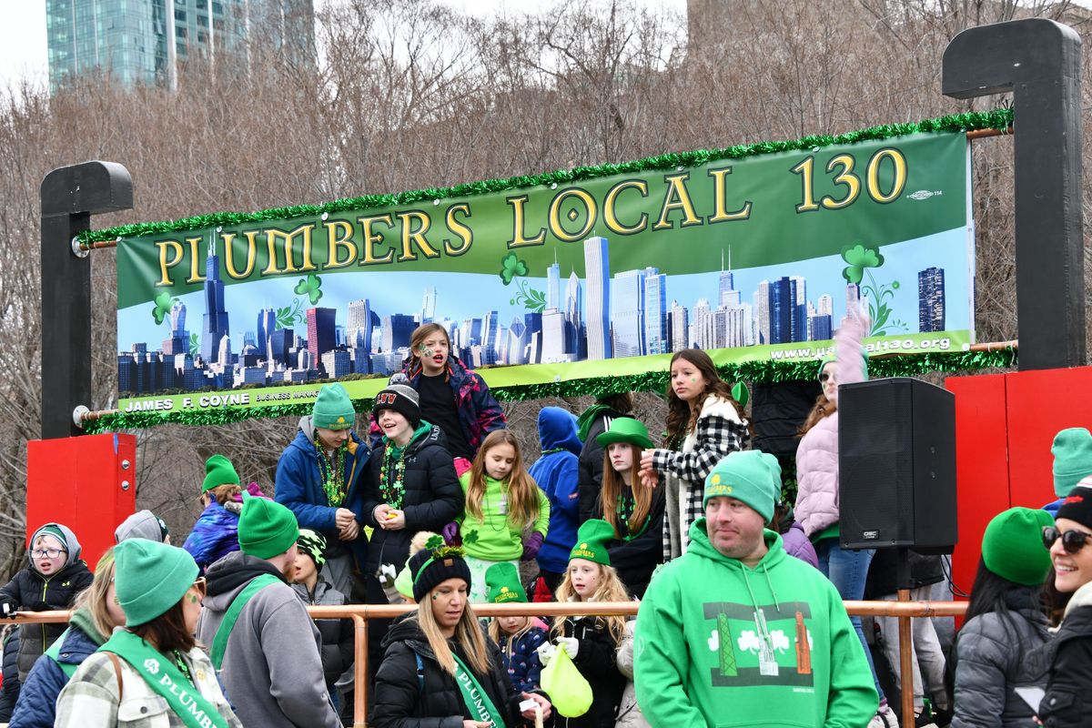 chicago st patricks day map