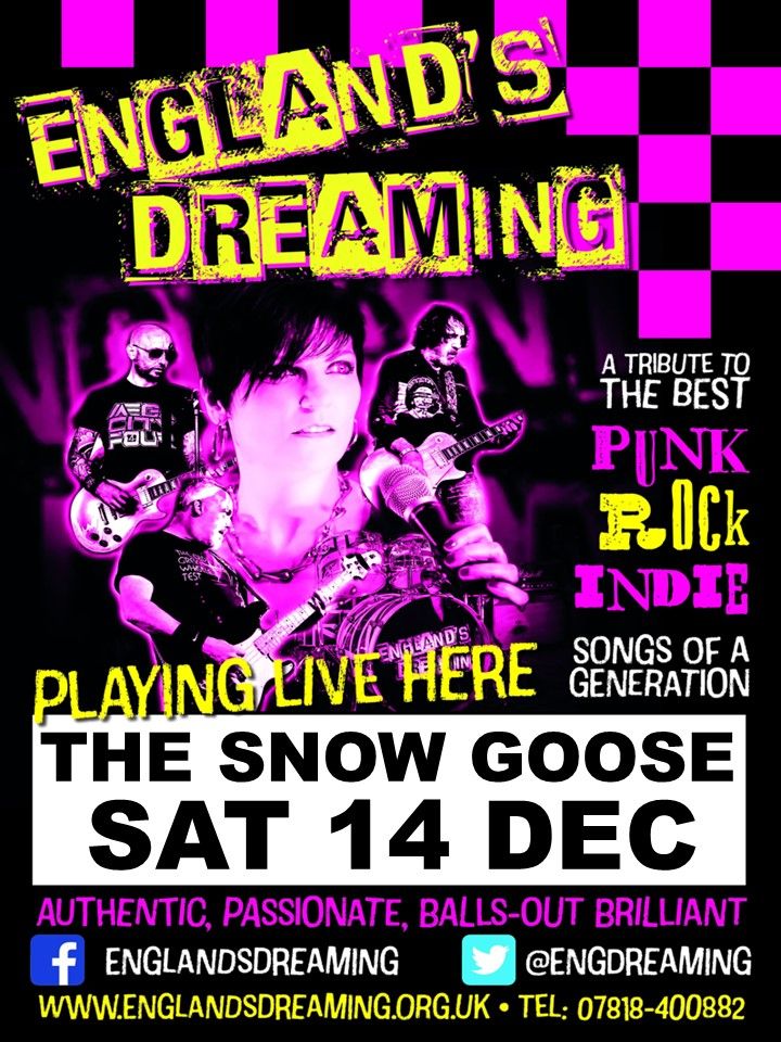 England's Dreaming Gig at The Snow Goose, Farnborough