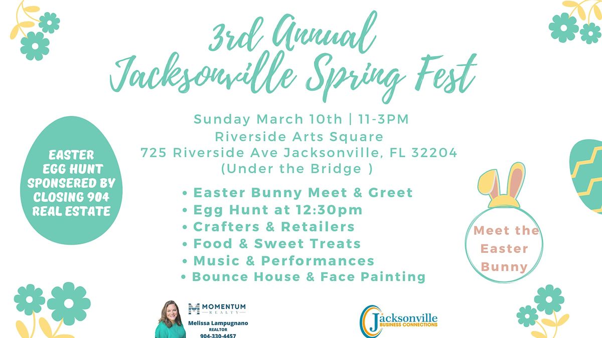 3rd Annual Jacksonville Spring Fest (FREE EVENT, NO TICKETS NEEDED)
