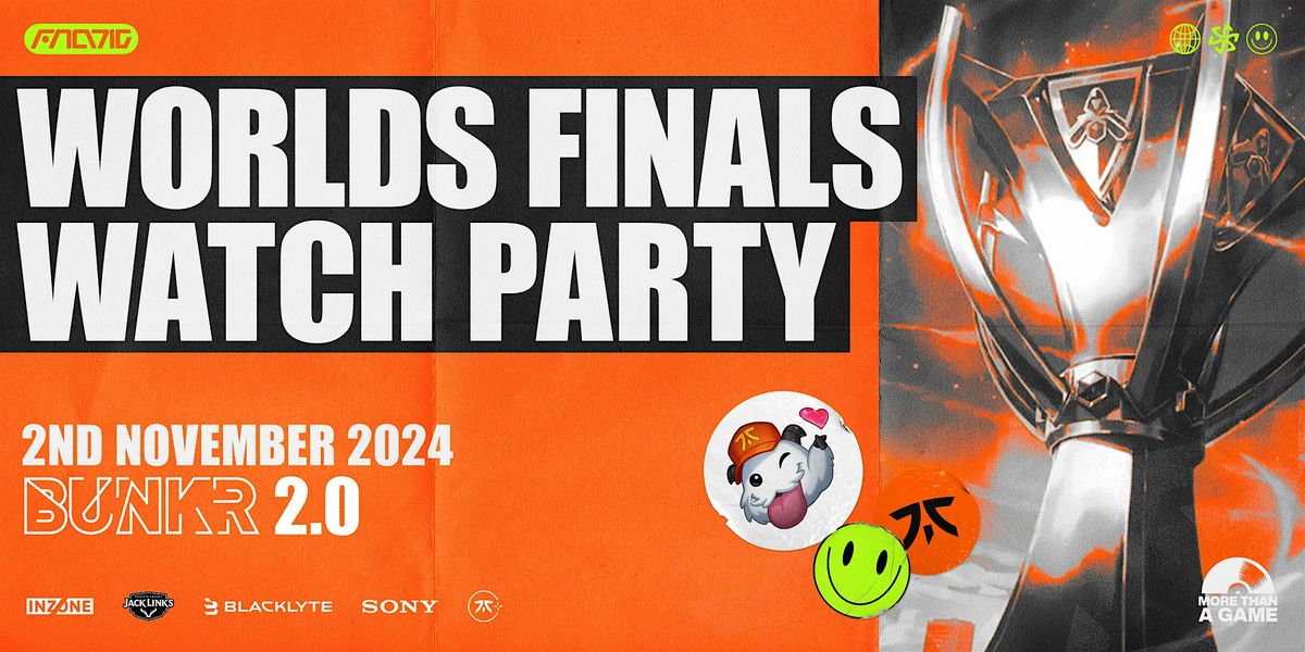 FNATIC Worlds Grand Finals Watch Party, FNATIC HQ, London, 2 November 2024