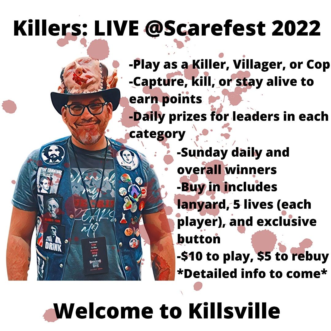 Killers: LIVE @ Scarefest 2022