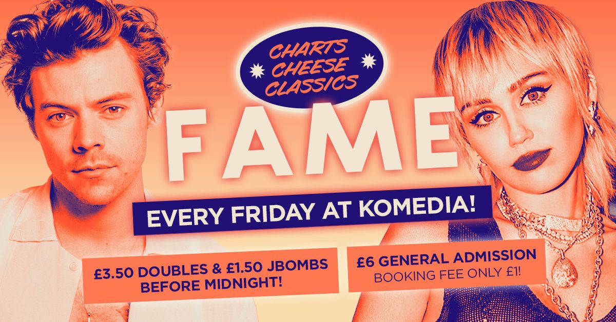 FAME \/\/ Charts, Cheese &amp; Classics!! \/\/ 400 SPACES ON THE DOOR!