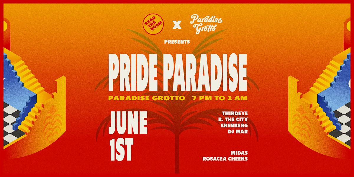 READ THE ROOM X PARADISE GROTTO: Pride Paradise - June 1st \ufe0f\u200d