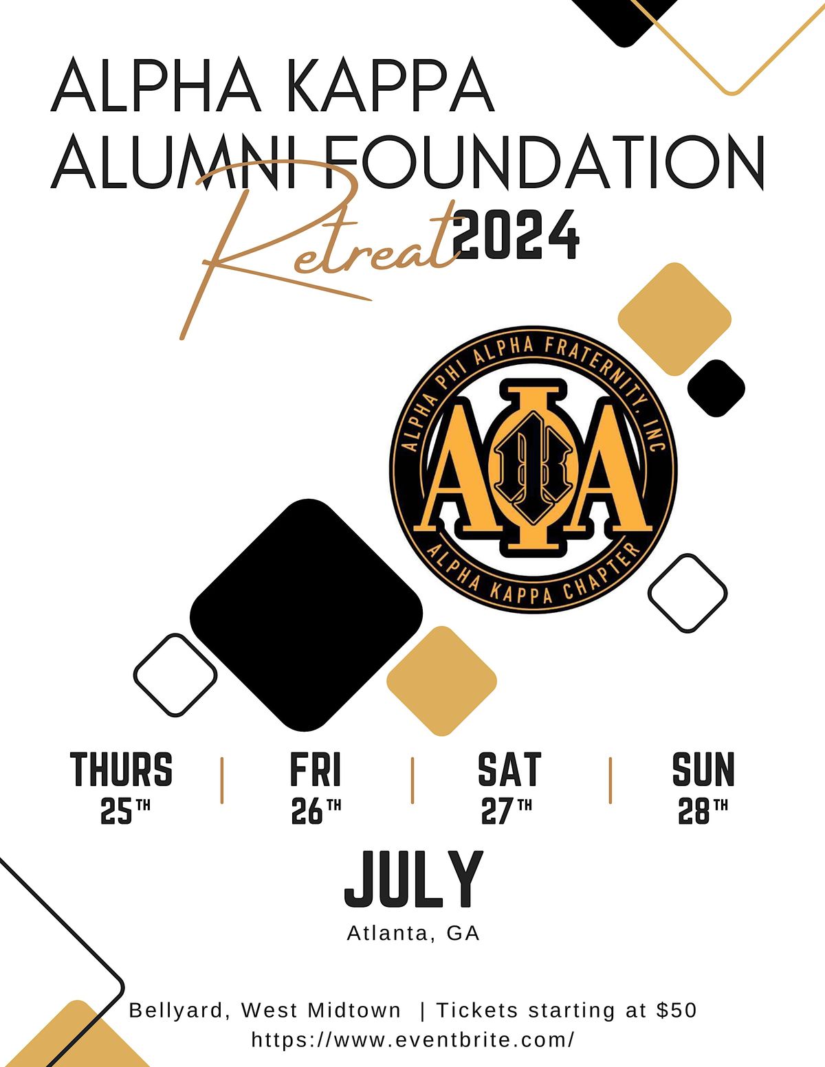 Alpha Kappa Chapter Alumni Foundation's Brotherhood Retreat 2024