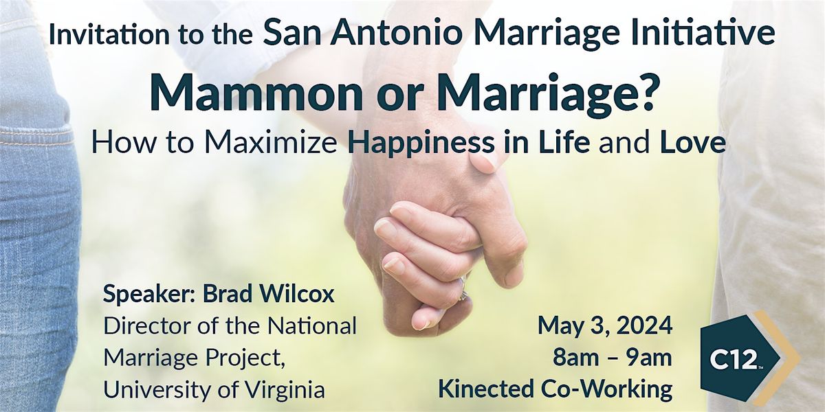 Invitation to the San Antonio Marriage Initiative