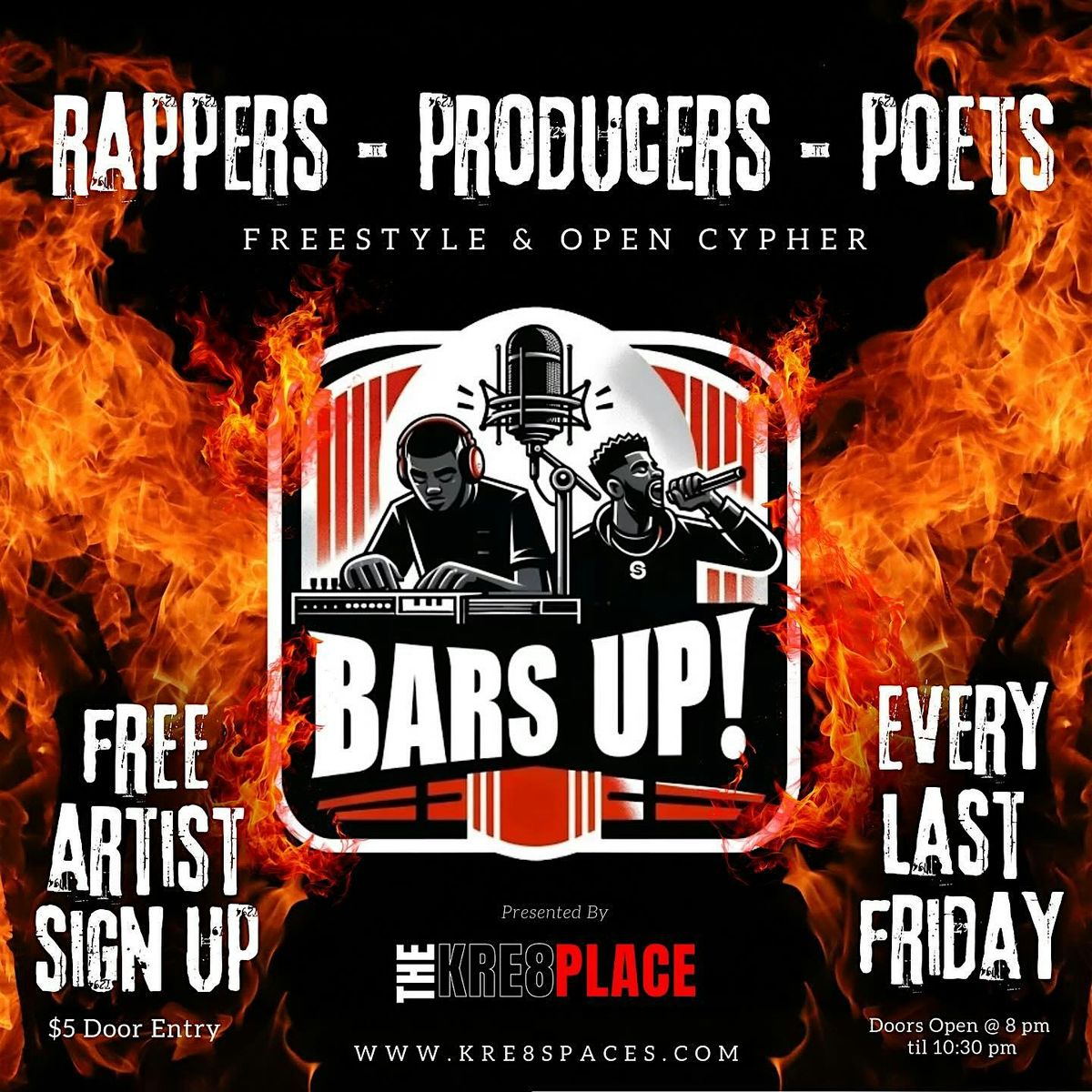 Bars Up: Freestyle & Open Cypher
