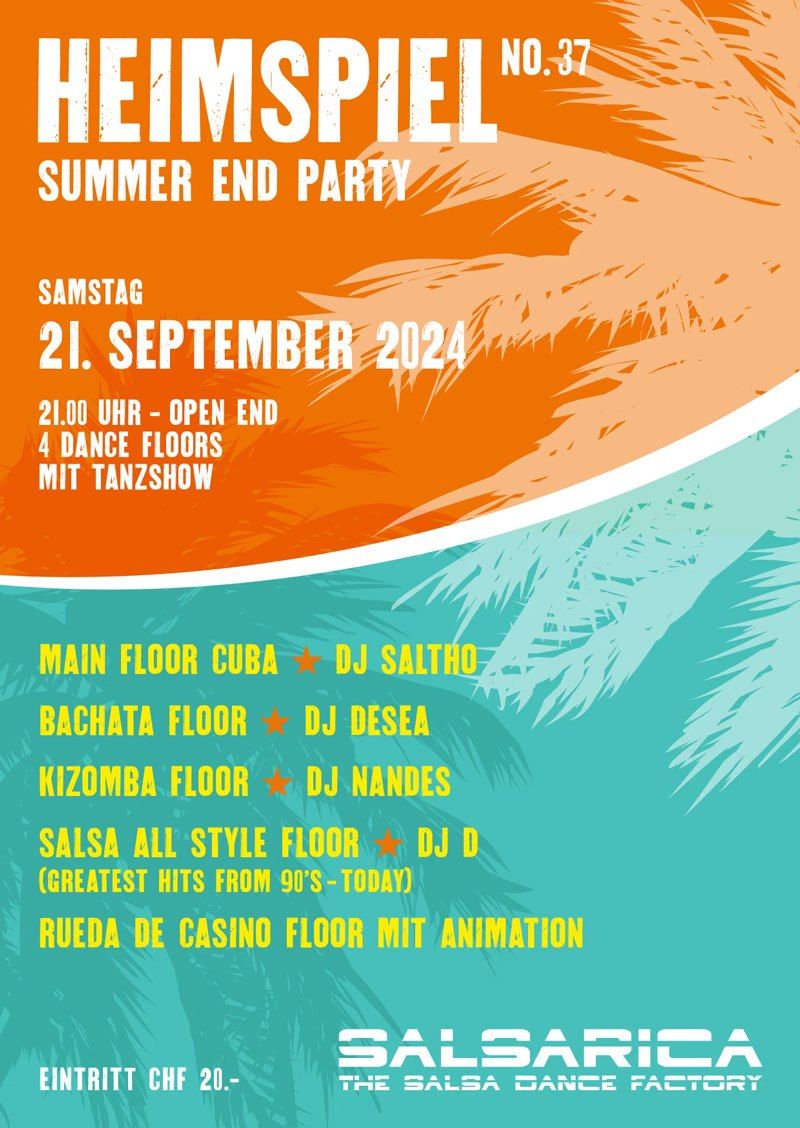 Heimspiel No. 37 - Summer End Party\t