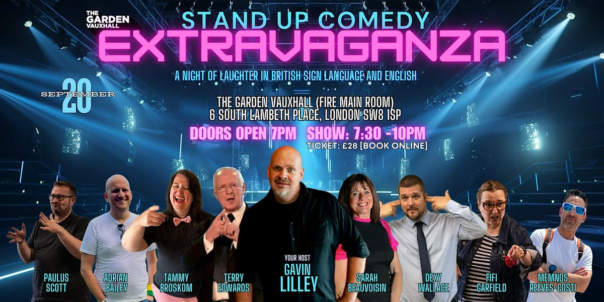 [Sold Out] EXTRAVAGANZA Stand Up Comedy Night hosted by Gavin Lilley
