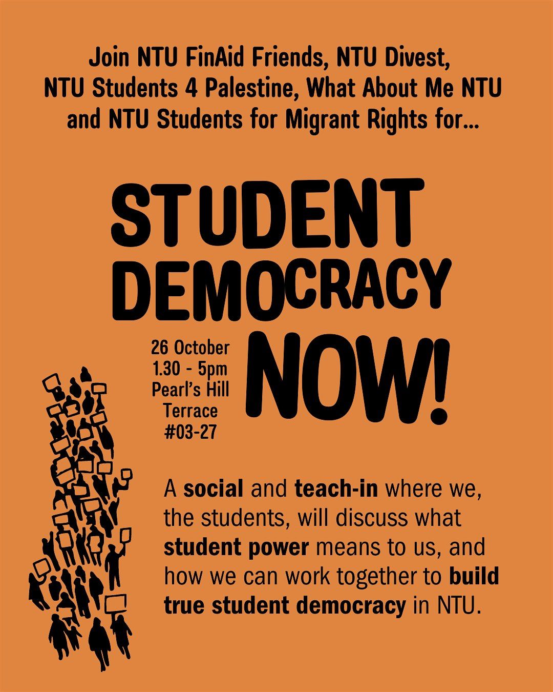 STUDENT DEMOCRACY NOW!