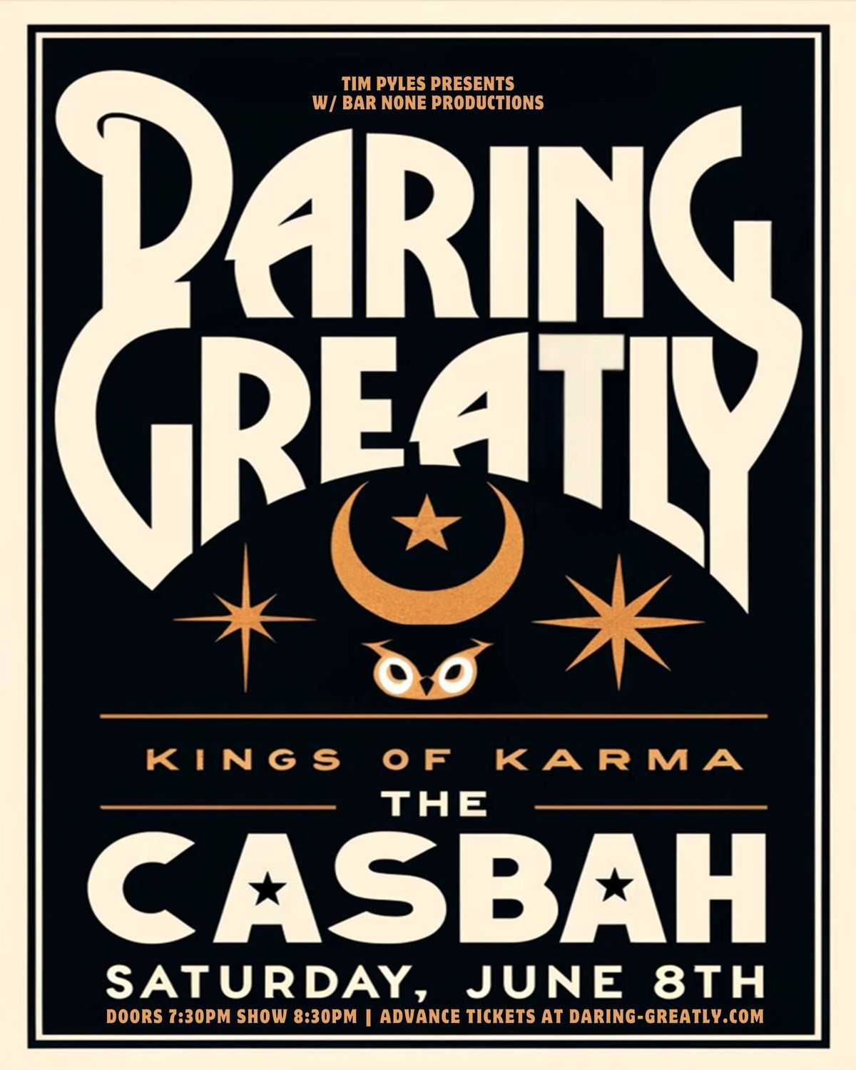 Daring Greatly at the Casbah - San Diego (w\/ Kings of Karma)