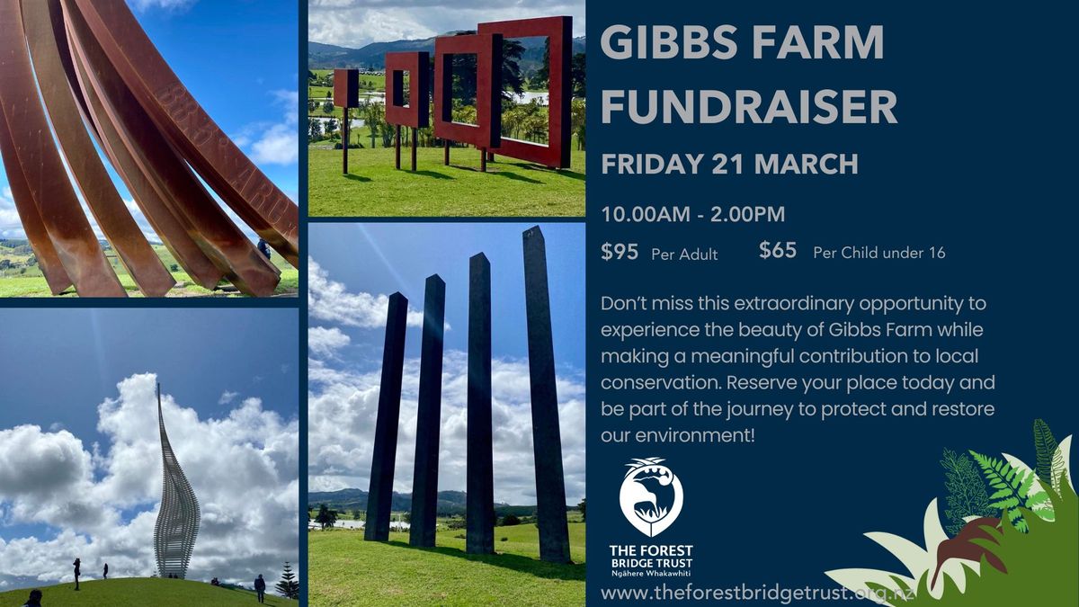 Gibbs Farm Sculpture Park - Forest Bridge Trust Fundraiser