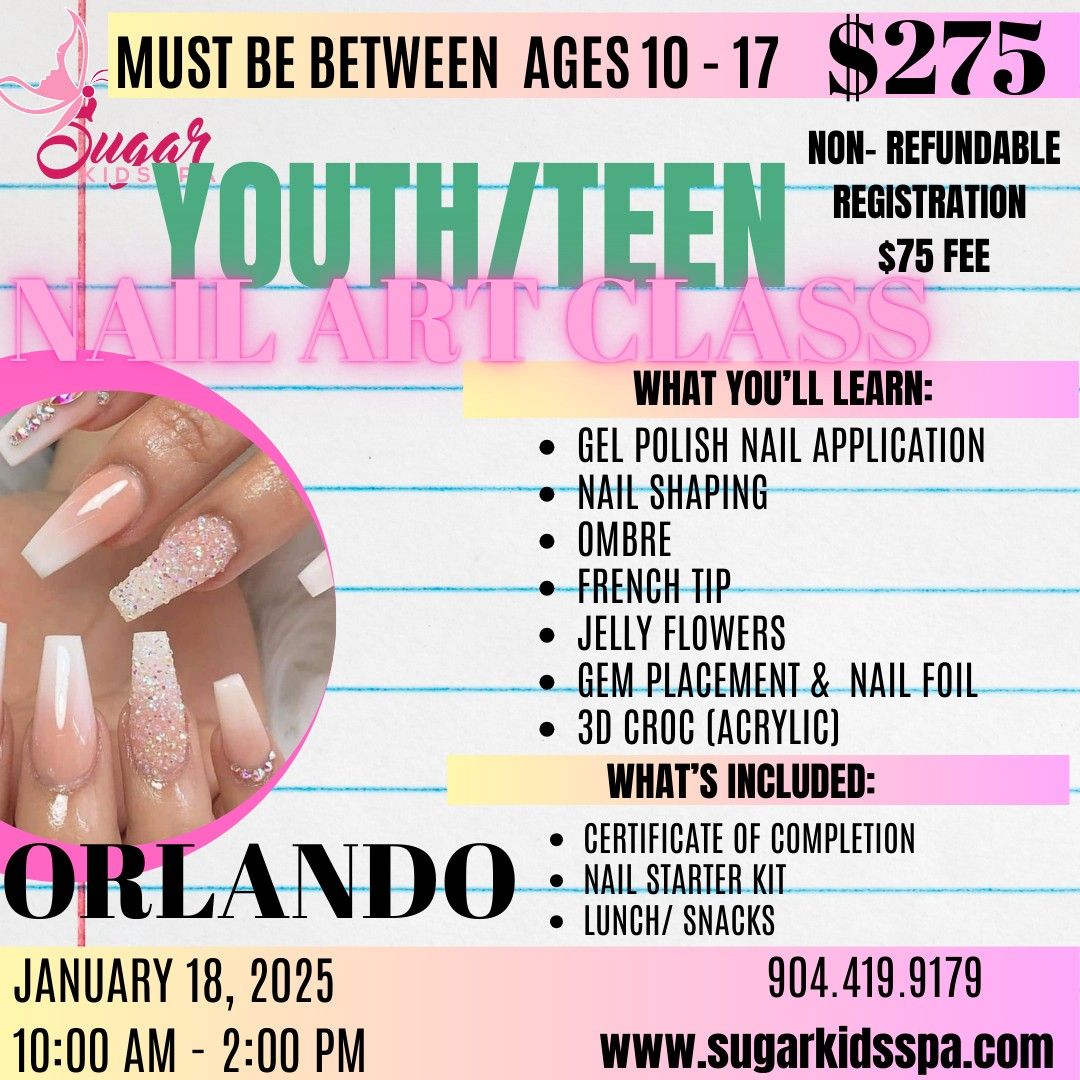 YOUTH NAIL ART WORKSHOP (ORLANDO)