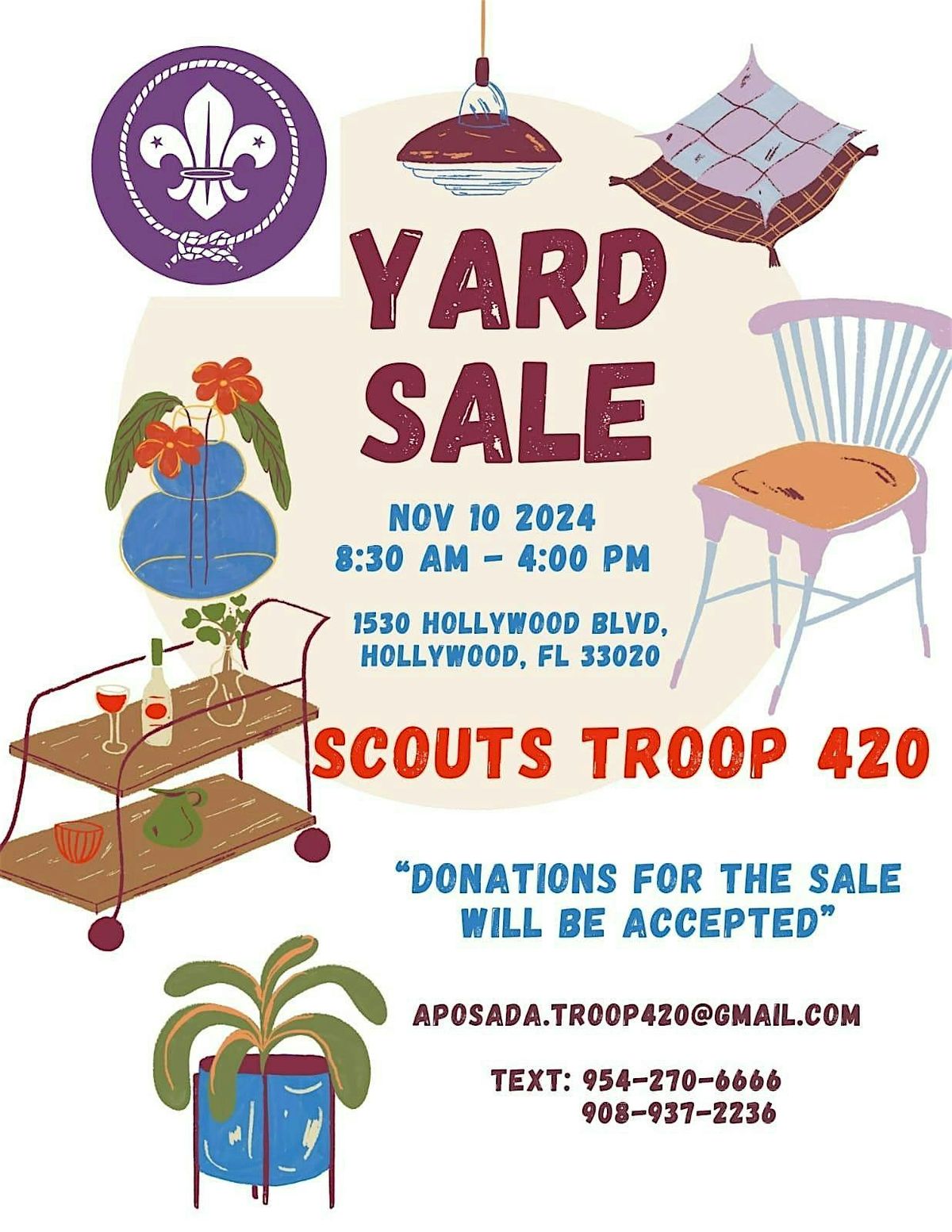 Yard Sale - Scout Fundraising Event