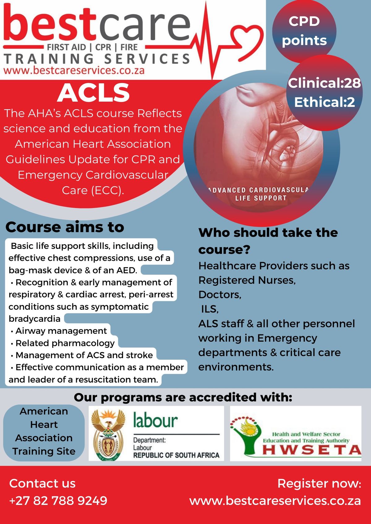 ACLS course in Pretoria