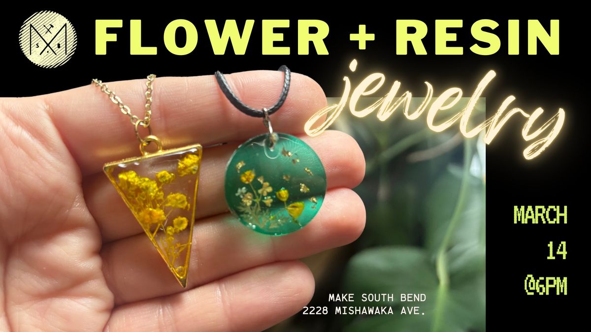 Pressed Flower Resin Jewelry