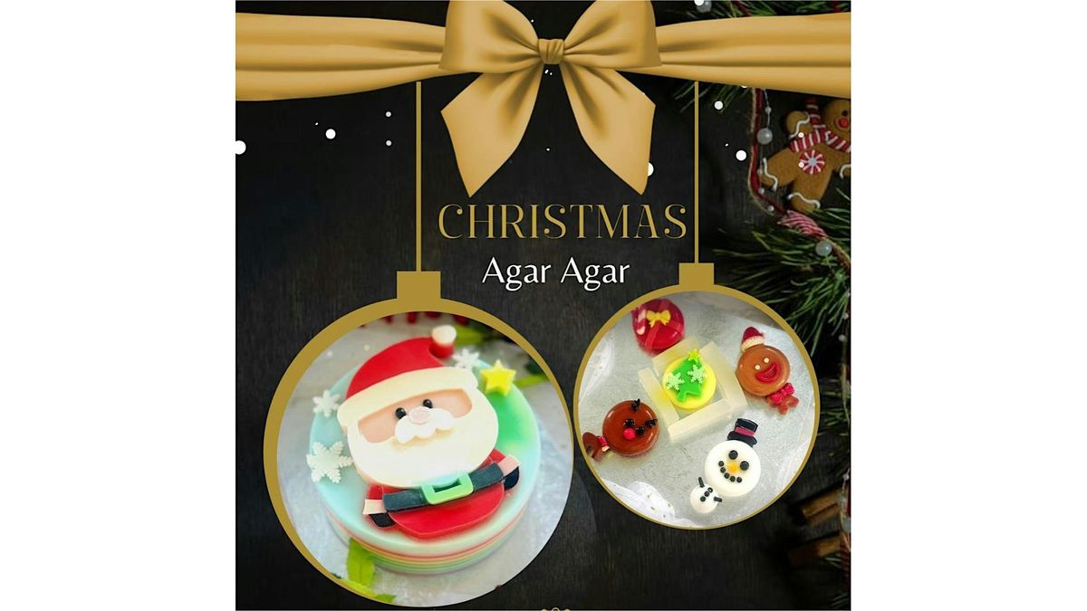 2 in 1 Christmas Theme Agar Agar - Santa Claus & Deco Ornaments