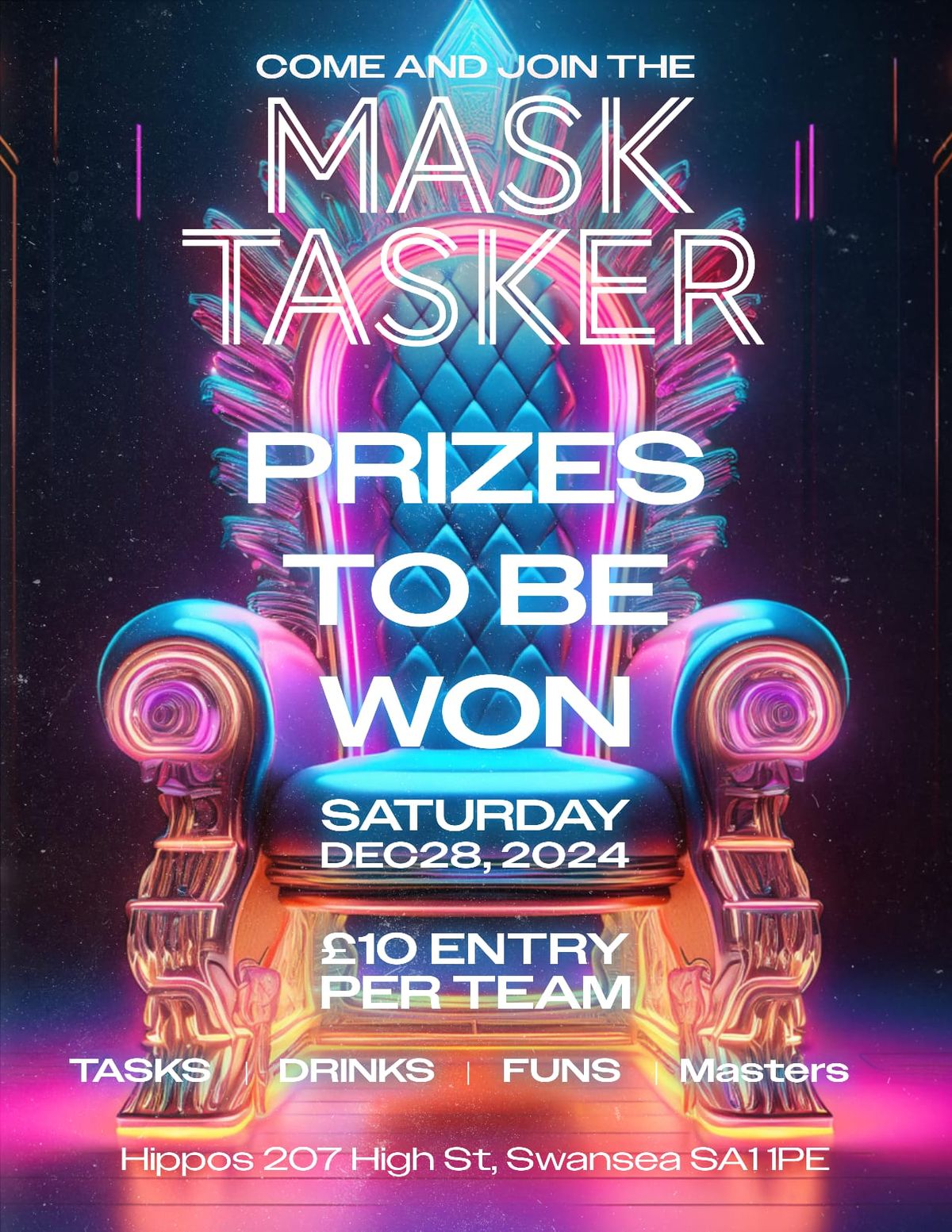 Mask Tasker - A Comedy Task based quiz night