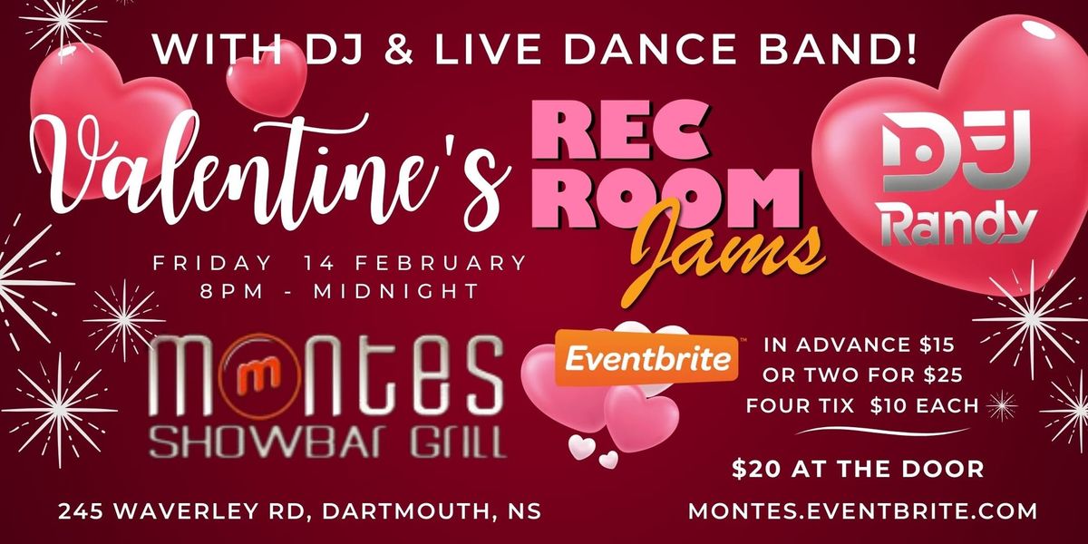 Valentine's Day at Montes with DJ and Live Dance Band 