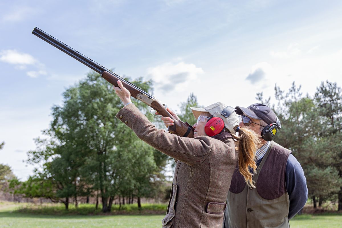 Ladies Clay Shooting Day at Bisley Shooting Ground