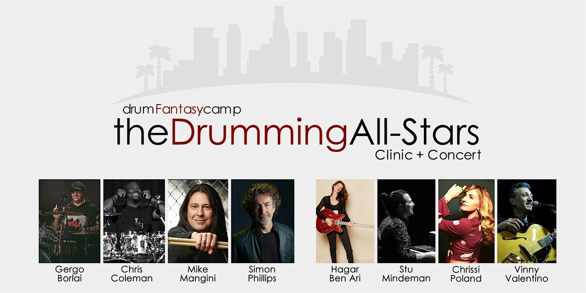 The Drumming All-Stars Clinic + Concert