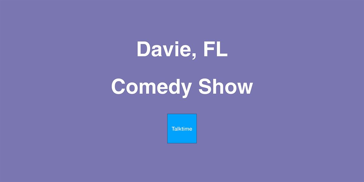 Comedy Show - Davie